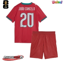 Portugalia Joao Cancelo #20 Koszulka Podstawowa dzieci MŚ 2026 Krótki Rękaw (+ krótkie spodenki)